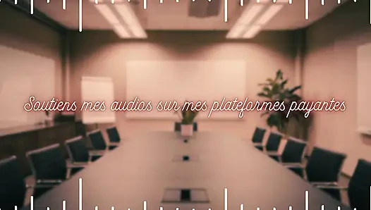 Your boss tries sex toys on you in public - english audio femdom