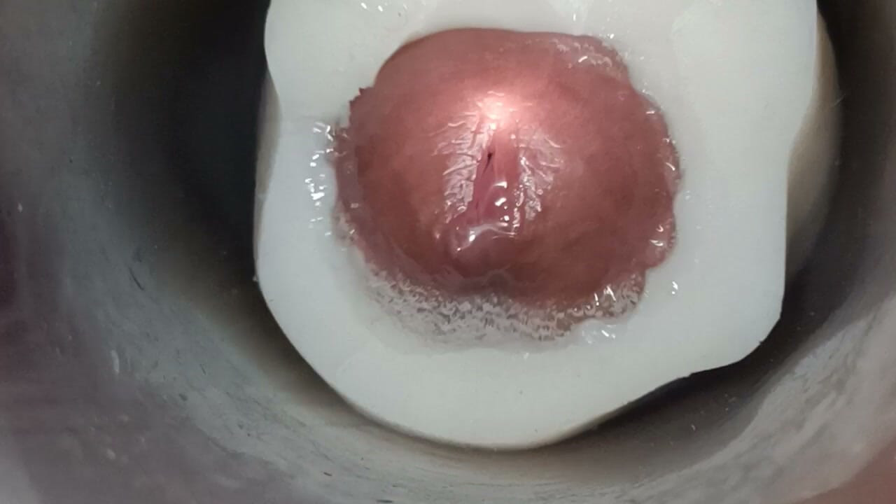 Internal view: vulva twitching and ejaculating 3