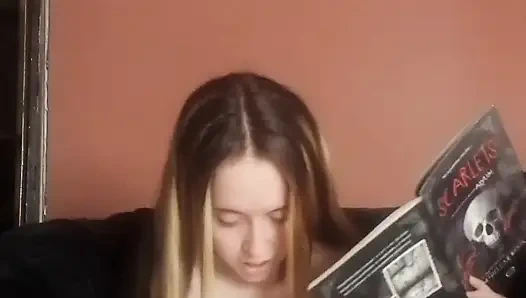 Trying to read while using my vibrator