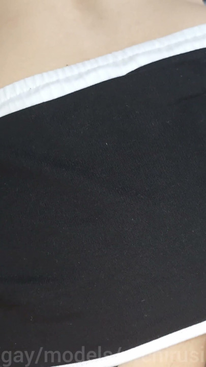 Nežno femboy štene u tatinoj spermi od gladnog seksa bez kondoma. | Klip 1