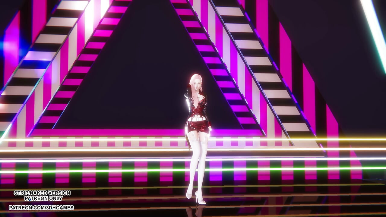 MMD YEJI - Air - Seraphine Sexig Kpop Dance League of Legends Hentai Ocensurerad 4K 60FPS