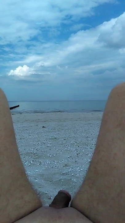 Small Dick Loser Nude on the Beach
