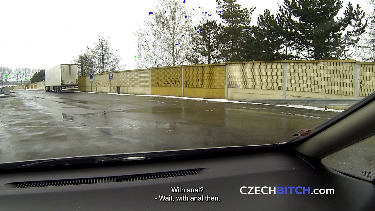 Consensual Bareback Anal in the Car Park (Czech Bitch)