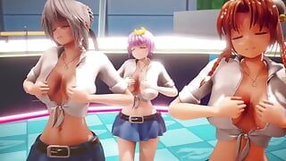 Mmd r-18 - anime - chicas sexy bailando - clip 285
