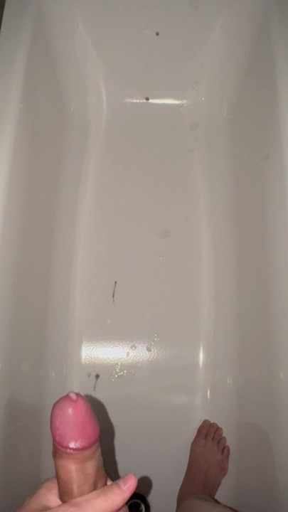 Huge cumshot after long edging