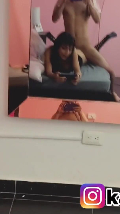 stepsisters gets fucked while playing on cell phone | Clip 2