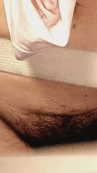 Amateur wife trying on clothes. hairy pussy, sexy brunette, big ass, sexy clothes, panties, socks, shorts, panties. | Clip 1