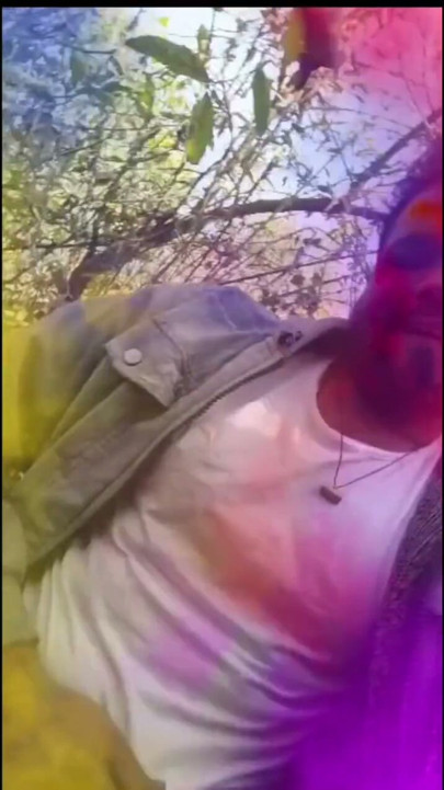 Holi bhabhi ke saath jungle mein lathmar holi #happyholi | Clip 2