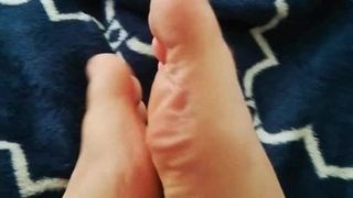 Male feet in heat
