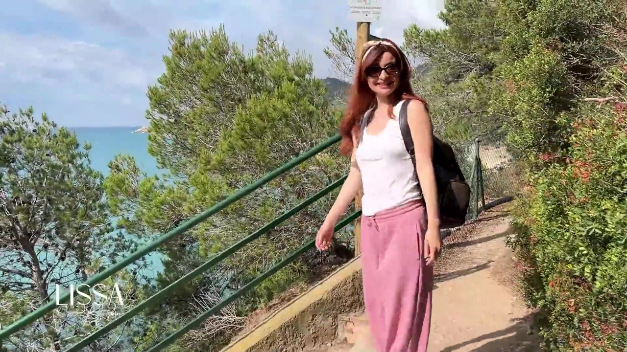 Vlog Lissa Brown Goes to a Nudist Beach to Film a Custom Video
