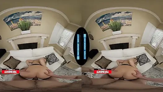 LETHAL HARDCORE VR - Sexy Blonde RIVER LYNN Pounded in Pantyhose