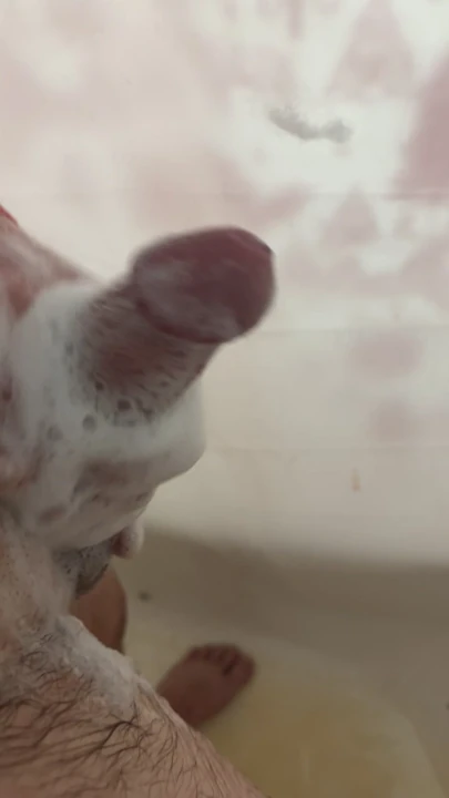 Soapy shower time