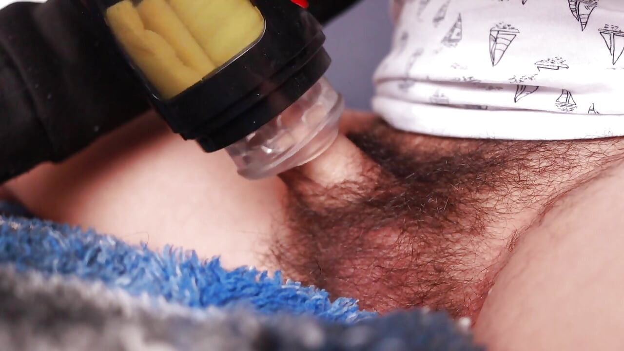 double orgasm with my automatic fleshlight