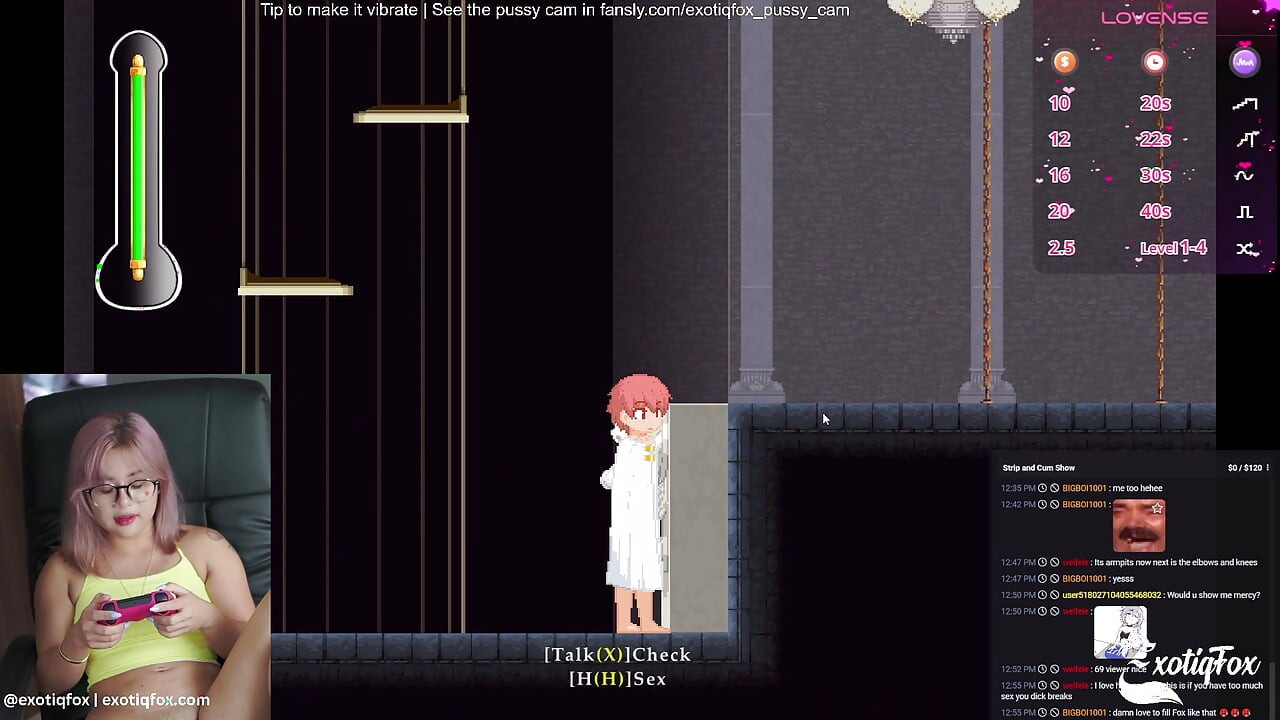 Castle of Temptation Stream 3 Cute Gooner Gamer Girl Masturbating ExotiqFox