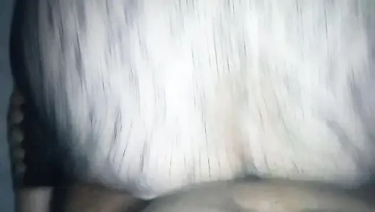 PAWG in fishnet takes backshots