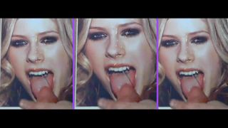 Avril Lavigne en el video musical de gloryhole