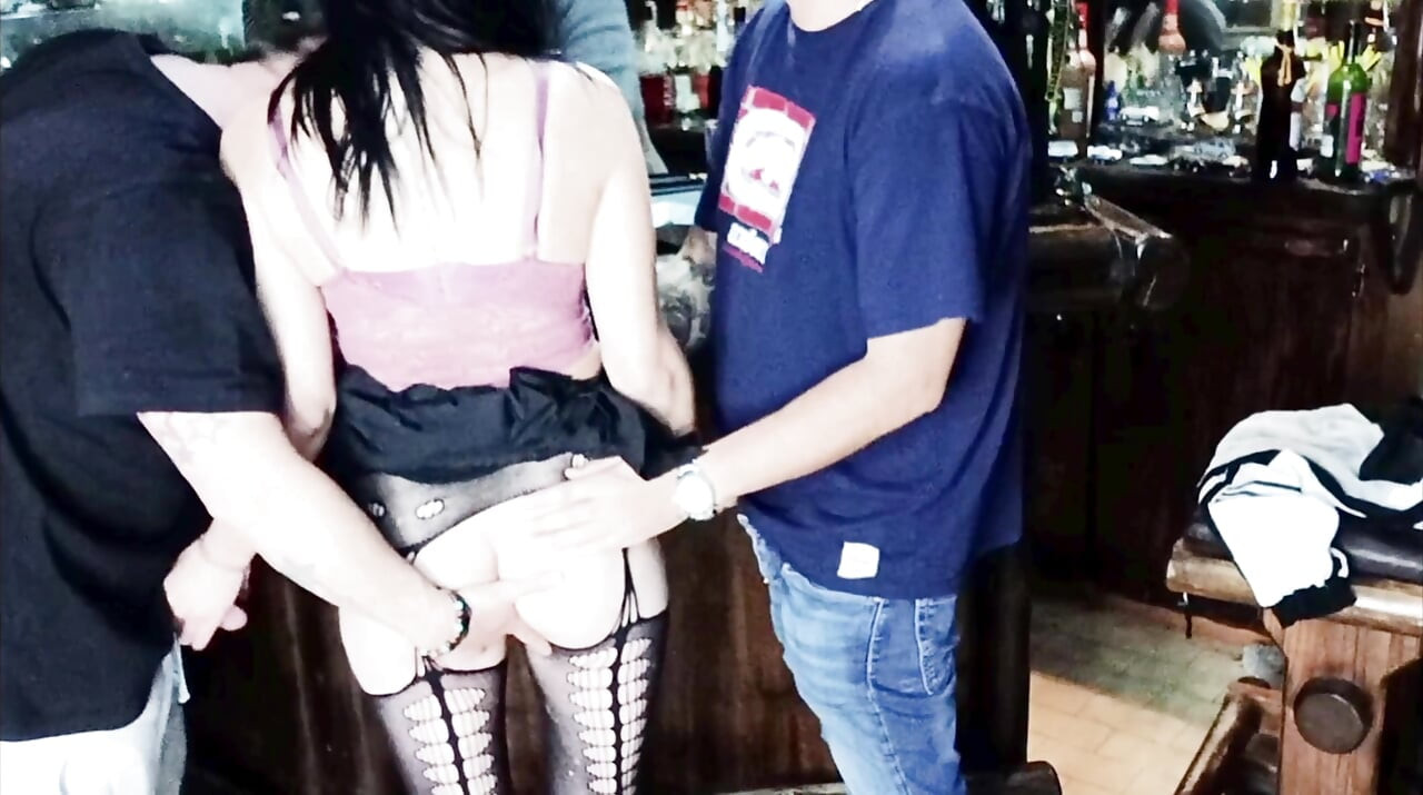 Checking out my friends while they having fun with my wife