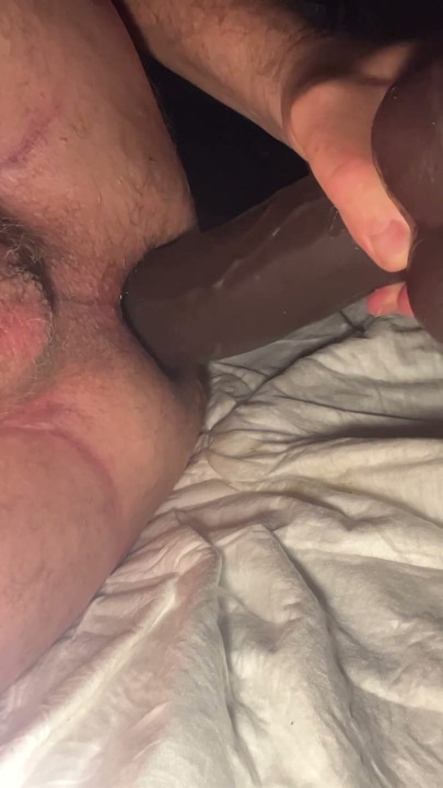 Grandpa inserts his two cocks one after the other | Clip 1