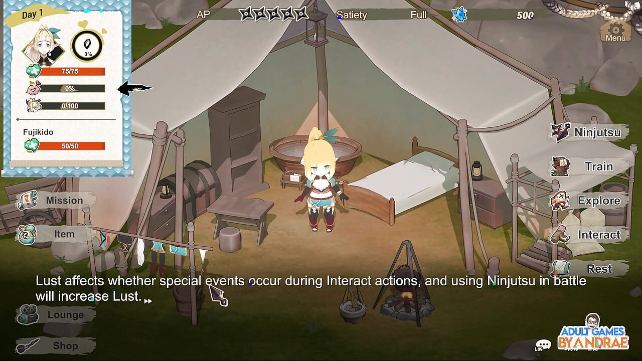 Flee, My Elven Ninja! 3D Gameplay Part 1