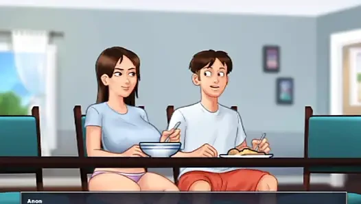 Летняя Saga5.  Я трахнул свою сводную сестру, пока она принимает ванну.