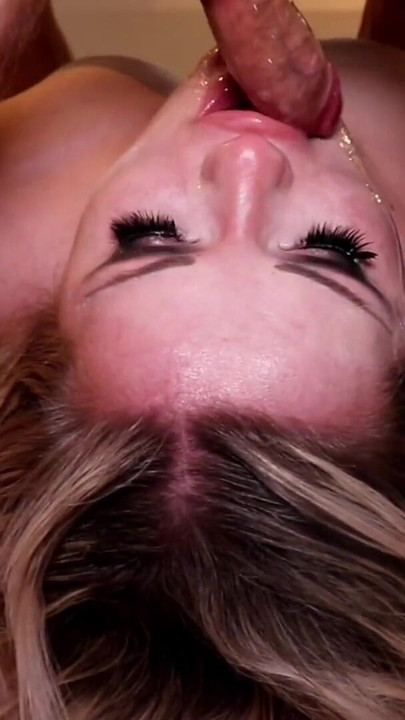 Blonde Russian Teen Slut Gets Facefucked and 69 Throatpie | Clip 2