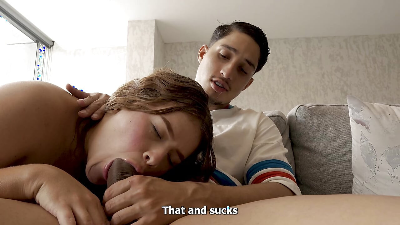 I'm stressed to see that my stepdaughter doesn't know how to ride her boyfriend's cock, so I show her