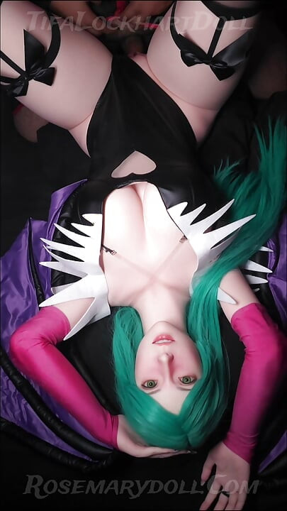 Aerith X Morrigan Darkstaklers Cosplay