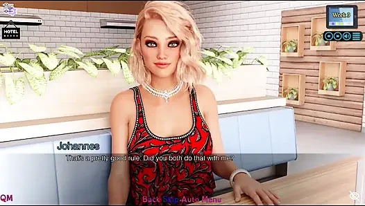 Sunshine Love #22 - ashley menunjukkan pakaian seksinya kepada johannes.