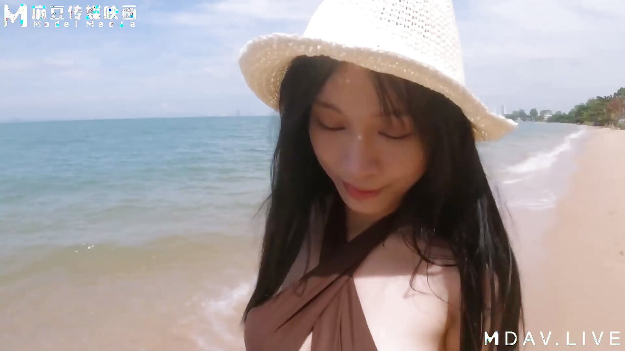 Md-0190-5 I'm Su Chang, I'm Back  Swimsuit Chapter  Beach Exposure Playing with Snow-white Big Breasts