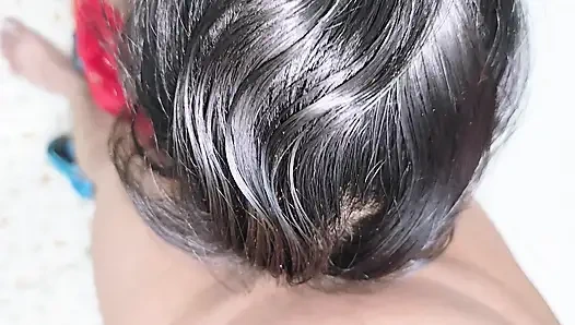 Eshita-mu. Pembantu cantik bersetubuh menikmati waktu video yang sangat baik.