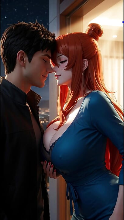 Mei teases her stepbrother by showing him her tits and gets her pussy smashed - AI-generated content