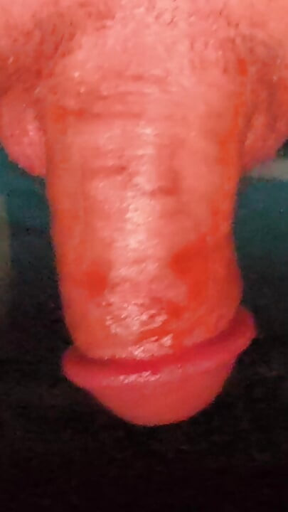 Horny young guy jerking off