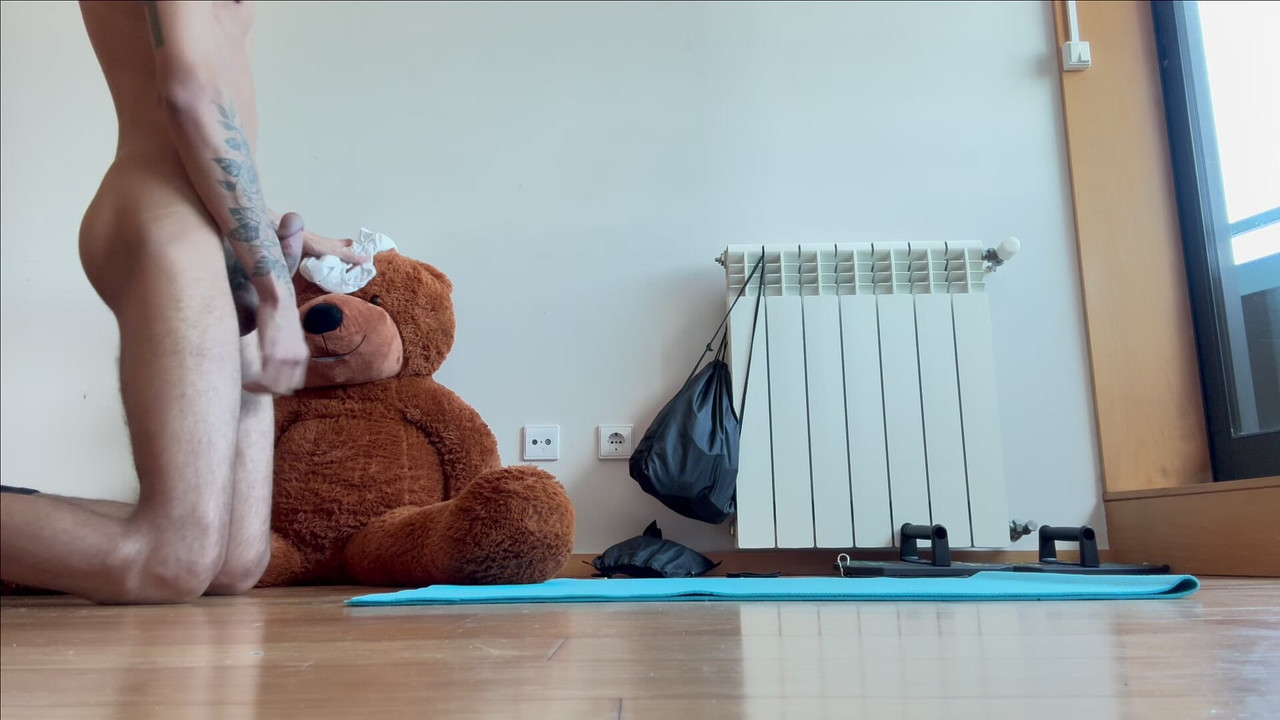 俺のテディベアとセックスしてる。