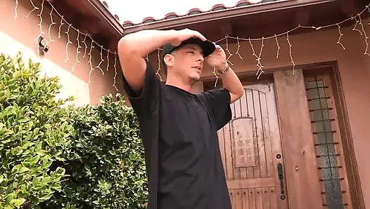 Cute young slut gets fucked by a too big cock