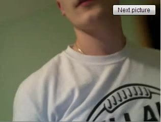 Straight guys feet on webcam #146