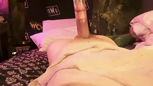 Huge Cock Pumped Up 2.5 Inches Diameter Tube