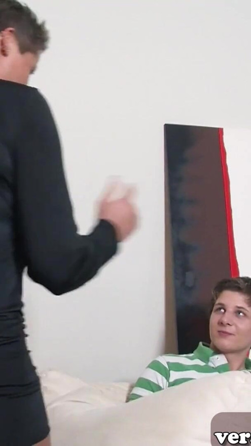 German stepmom fucks with her 18 year old stepson | Clip 1