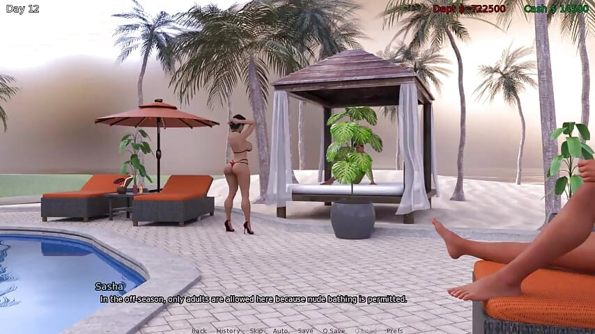 Sinful Success - Gameplay - Roleplay - Landlady Fucks in Front of Manager of the Resort & Gets Special Discount