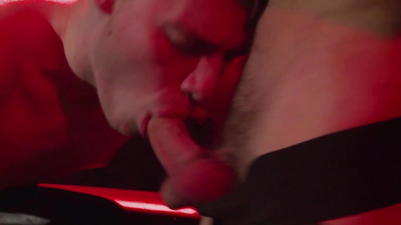 Woody Fox & James Longhill, hot red room sex between those horny boyz