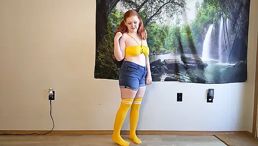 Doppelte gesichtsbesamung für unschuldige rothaarige