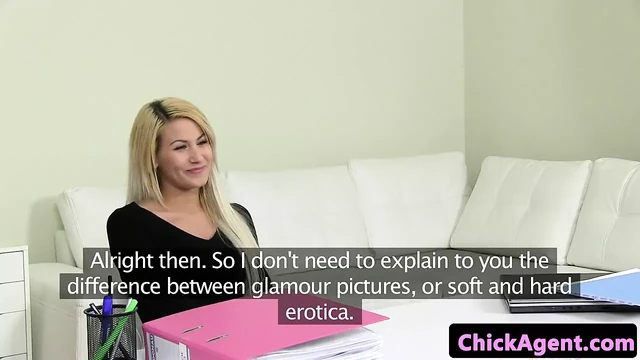 Czech amateur has ffm fun during sex audition