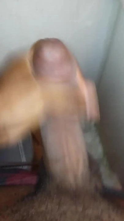 Stroking my cock