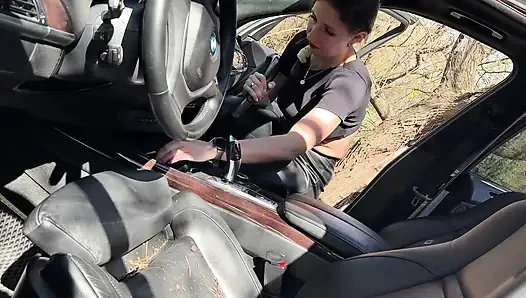 Açık havada araba vakum deri koltuklar