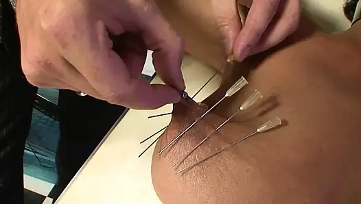 Two guys and one girl for wild BDSM