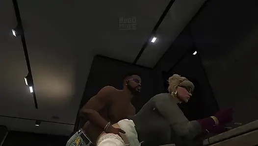 GTA 5 FRANKLIN CAPTAIN CRAZY DICK GIVING IT ALL OVER THE SAINTS GTA V