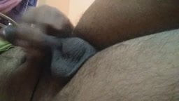 My cock jerking by me