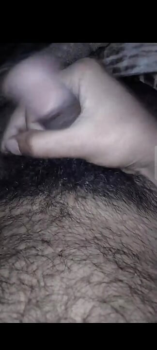 Hard-core college student jerking off precum show