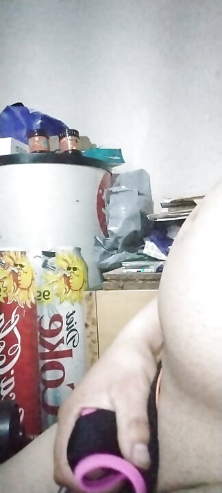 Comforting my virgin penis with my ex-girlfriend's panties
