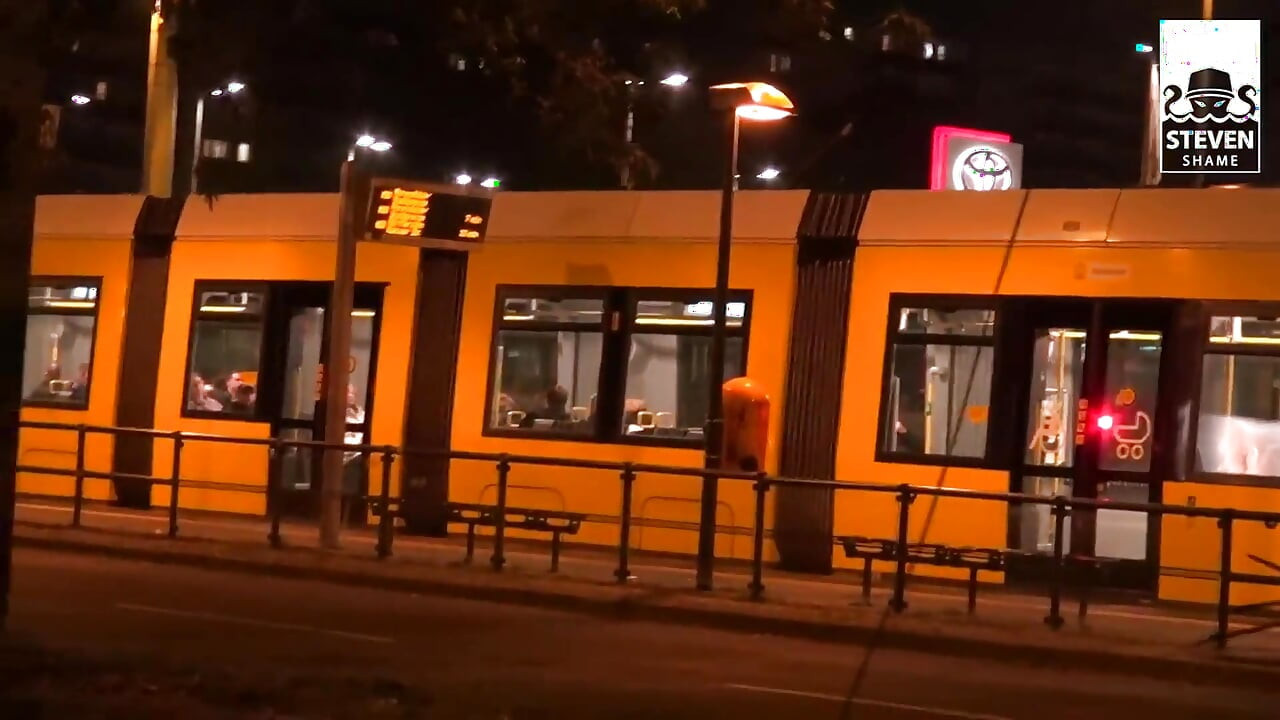 Skinny Milf Lady Paris banged at main road in Berlin (outdoor)