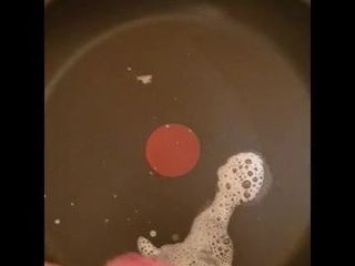 Сперма на сковороде